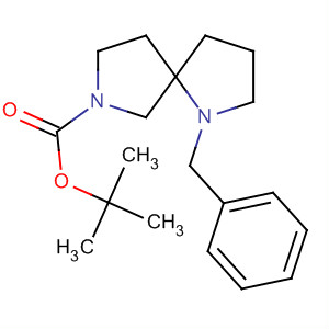 Structure of tert-Butyl-1-benzyl-1,7-diazaspiro[4.4]nonan-7-carboxylat
