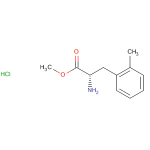 Structure of L-Phenylalanine, a-methyl-, methyl ester, hydrochloride