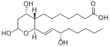 Structure of THROMBOXANE B1