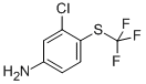 Structure of 3-CHLORO-4-(TRIFLUOROMETHYLTHIO)ANILINE