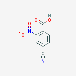 BENZOIC ACID, 4-CYANO-2-NITRO-结构式