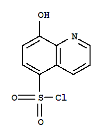 5-Quinolinesulfonylchloride, 8-hydroxy-结构式