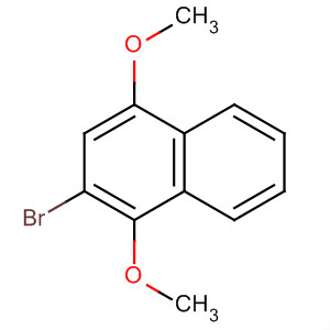 Structure of Naphthalene, 2-bromo-1,4-dimethoxy-
