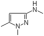 N,1,5-三甲基-1H-吡唑-3-胺结构式