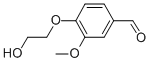 Structure of 4-(2-HYDROXYETHOXY)-3-METHOXYBENZALDEHYDE