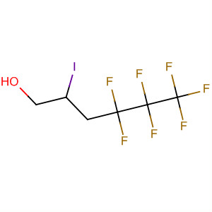 Structure of 1-hexanol, 4,4,5,5,6,6,6-heptafluoro-2-iodo-