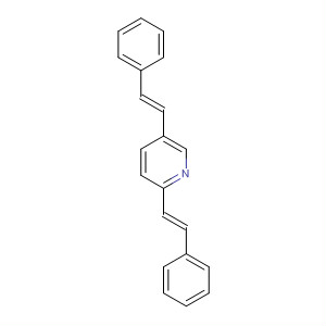 Structure of Pyridine, 2,5-bis[(1E)-2-phenylethenyl]-