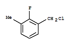 1-(chloromethyl)-2-fluoro-3-methylbenzene结构式