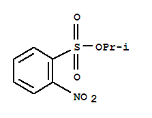 Benzenesulfonic acid, 2-nitro-, 1-methylethyl ester结构式