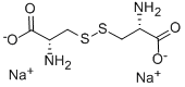 Structure of L-CYSTINE, DISODIUM SALT