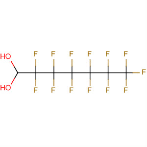 1,1-Heptanediol, 2,2,3,3,4,4,5,5,6,6,7,7,7-tridecafluoro-结构式