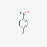 Structure of Benzaldehyde, 4-(fluoromethyl)-