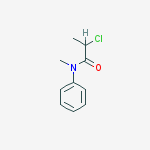 Structure of 2-chloro-N-methyl-N-phenylpropanamide