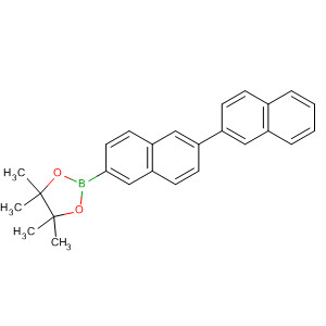 Structure of 1,3,2-Dioxaborolane, 2-[2,2'-binaphthalen]-6-yl-4,4,5,5-tetramethyl-