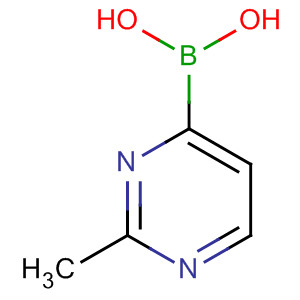 Structure of Boronic acid, (2-methyl-4-pyrimidinyl)-