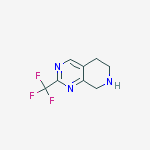 2-(TRIFLUOROMETHYL)-5,6,7,8-TETRAHYDROPYRIDO[3,4-D]PYRIMIDINE结构式