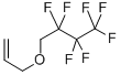 Structure of ALLYL 1H,1H-HEPTAFLUOROBUTYL ETHER