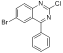 Structure of 6-BROMO-2-CHLORO-4-PHENYLQUINAZOLINE