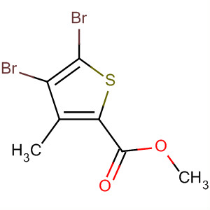 Structure of 4,5-DIBROMO-3-METHYL-THIOPHENE-2-CARBOXYLIC ACID METHYL ESTER