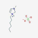 Structure of 1-hexyl-3-methylimidazolium perchlorate