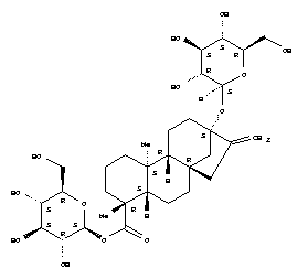 Structure of RUBUSOSIDE