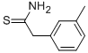 Structure of 2-(3-METHYLPHENYL)ETHANETHIOAMIDE