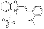 Structure of 2-(4-DIMETHYLAMINOSTYRYL)-N-METHYLBENZOXAZOLIUM PERCHLORATE