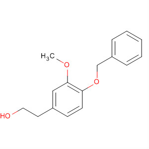 Structure of Benzeneethanol, 3-methoxy-4-(phenylmethoxy)-