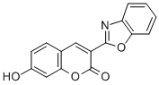 Structure of 3-(2-BENZOXAZOLYL)-7-HYDROXYCOUMARIN
