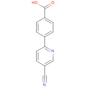 Structure of 4-(4-Cyanopyridin-2-yl)benzoic acid