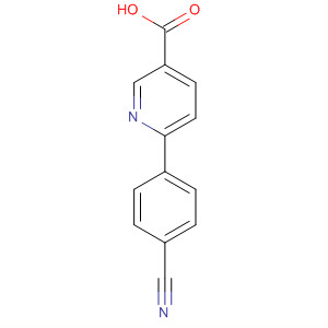 6-(4-氰基苯基)烟酸结构式