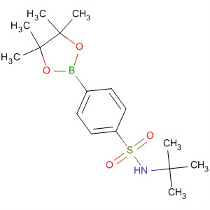 Structure of 4-(TERT-BUTYLAMINO)SULFONYLPHENYLBORONIC ACID PINACOL ESTER