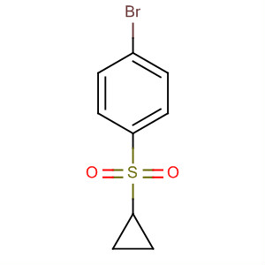 1-溴-4-(环丙基磺酰基)苯结构式