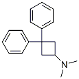 N,N-Dimethyl-3,3-diphenylcyclobutanamine结构式