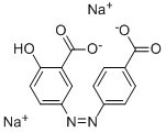 Structure of 6-HYDROXY-3,4-AZODIBENZOIC ACID DINATRIUM SALT