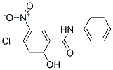 Structure of 4CHLORO5NITROSALICYLANILIDE