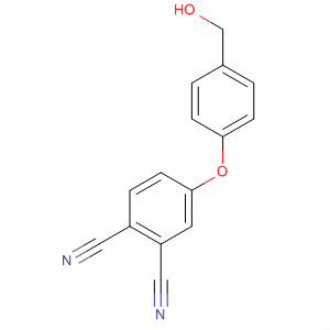 Structure of 1,2-Benzenedicarbonitrile, 4-[4-(hydroxymethyl)phenoxy]-