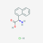 (S)-Amino-naphthalen-1-yl-acetic acid hydrochloride结构式