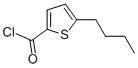 Structure of 2-Thiophenecarbonylchloride, 5-butyl-