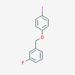 Structure of Benzene, 1-fluoro-3-[(4-iodophenoxy)methyl]-