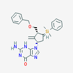 Structure of 6-O-Benzyl-4-dehydroxy-4-diMethylphenylsilyl Entecavir