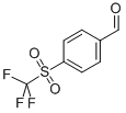 4-(TRIFLUOROMETHYLSULFONYL)BENZALDEHYDE结构式