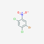 Structure of 1-Bromo-2,4-dichloro-5-nitrobenzene