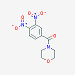 Morpholine, 4-(3,4-dinitrobenzoyl)-结构式