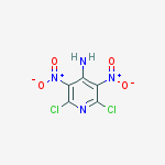 Structure of 2,6-dichloro-3,5-dinitropyridin-4-amine