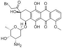 Structure of 14-bromodaunorubicin