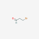 Propanal, 3-bromo-结构式