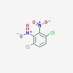 Chemical structure of 1,2-dinitro-3,6-dichlorobenzene