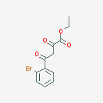Structure of Benzenebutanoic Acid, 2-Bromo-.Alpha.,.Gamma.-Dioxo-, Ethyl Este