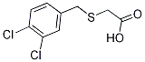 Structure of (3,4-DICHLOROBENZYL)THIO]ACETIC ACID